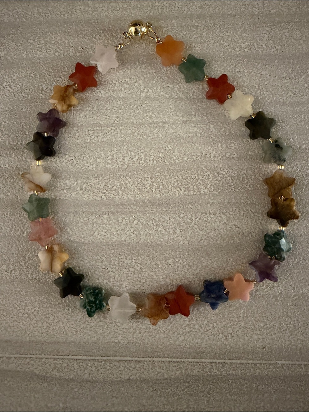 Star gemstone necklace